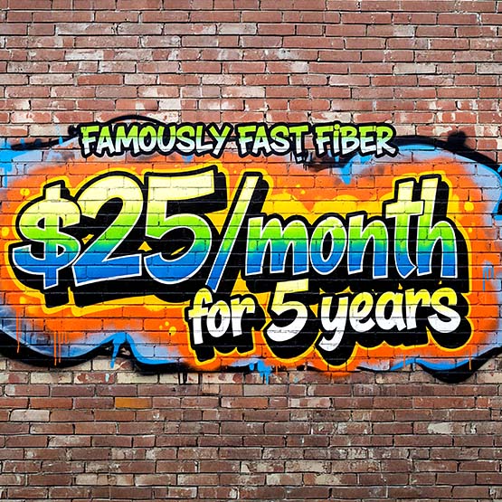 Person relaxing on couch using tablet with Optimum Fiber Internet