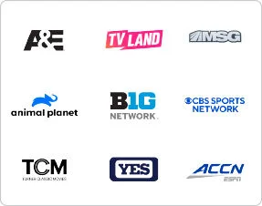 Everything TV channel logos — 200 plus channels including sports news and entertainment