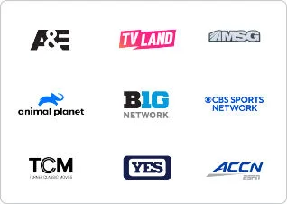 Everything TV channel logos — 200 plus channels including sports news and entertainment