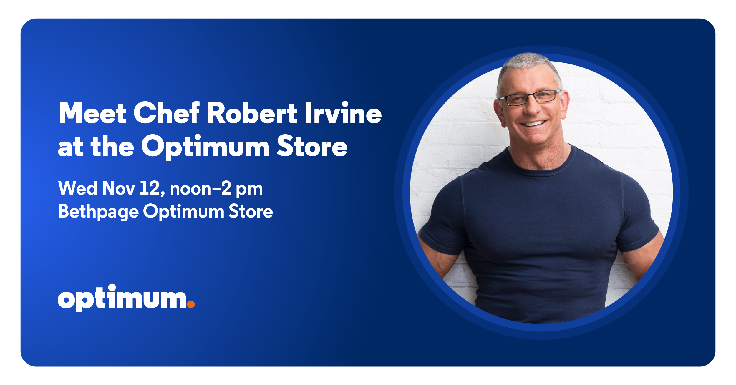 Meet & Greet Robert Irvine @ Optimum Bethpage!